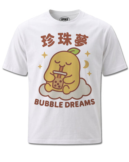 Pango Bubble Dreams (Pango) design, front view on White M137, Rock Off Retail official merch